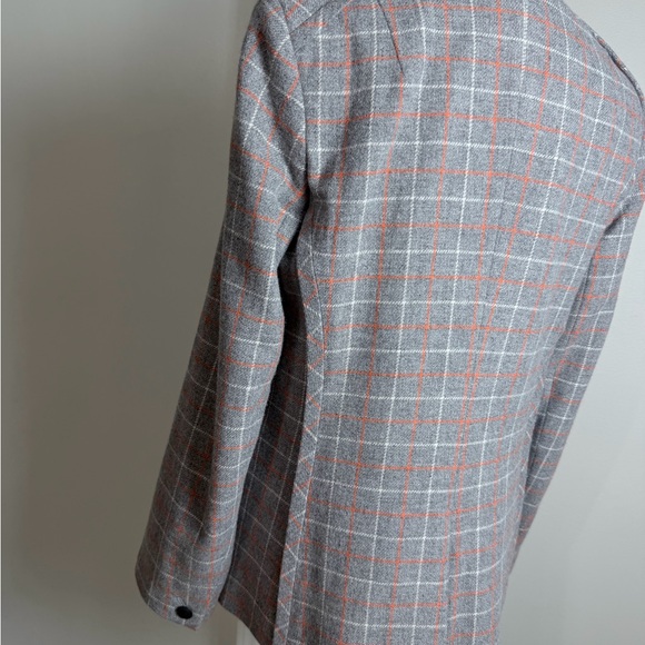 rag & bone Gray and Red Plaid Blazer - Picture 15 of 16